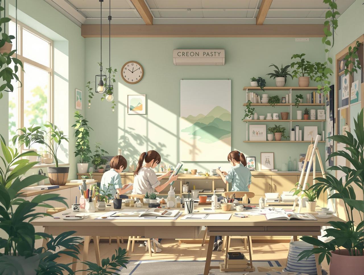 短剧在线看品牌故事 - 动画工作室创作场景